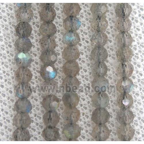 Labradorite beads, faceted rondelle