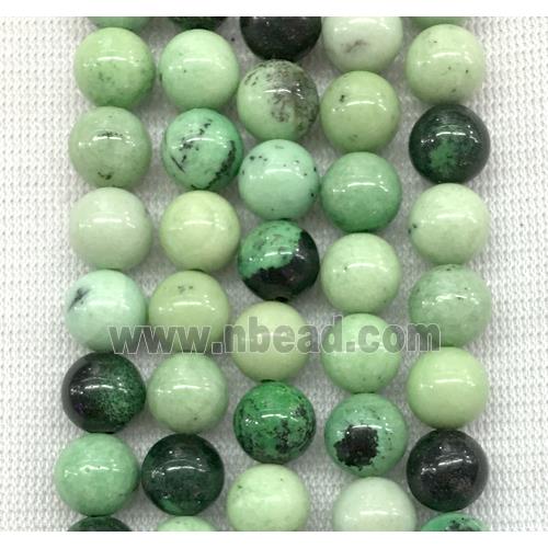 round green garnet Jade beads