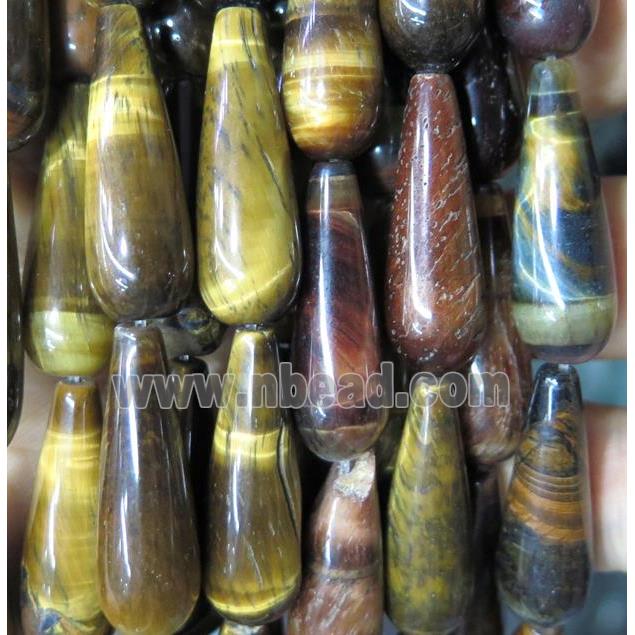 tiger eye stone teardrop beads