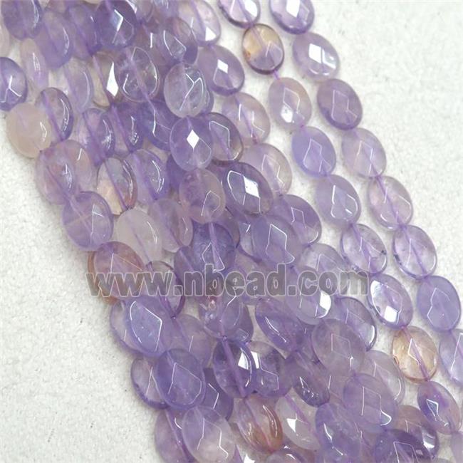 Ametrine beads, faceted oval