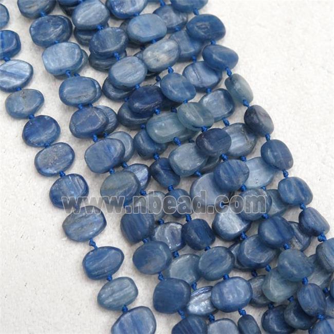 blue Kyanite beads, freeform