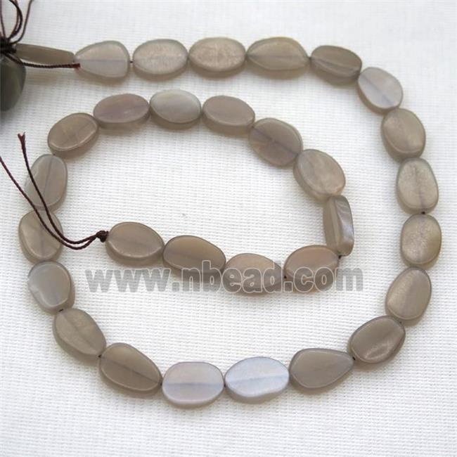 MoonStone beads, matte, freeform