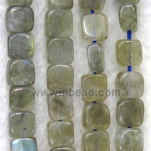 labradorite beads, square