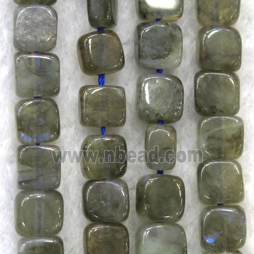 labradorite beads, square