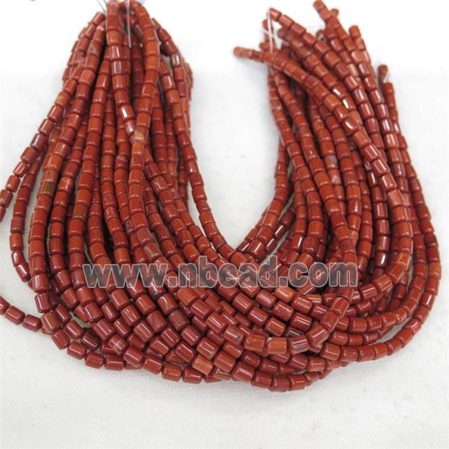 Red Jasper tube beads