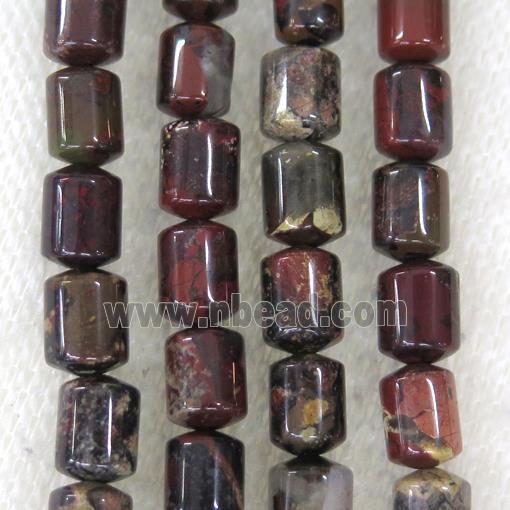 Poppy Jasper tube beads