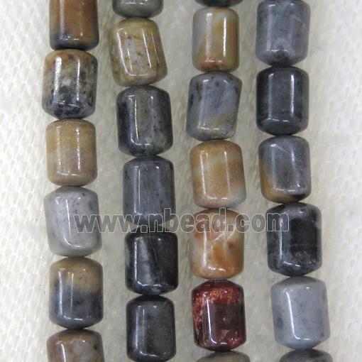 Picasso Jasper tube beads