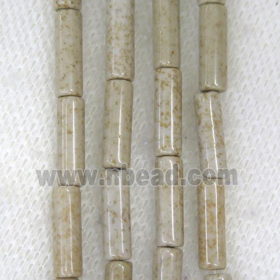 River Jasper tube beads