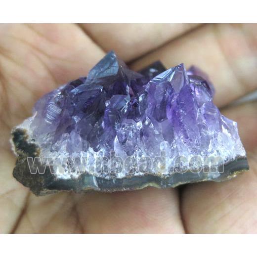 Amethyst Druzy Cluster Freeform Undrilled