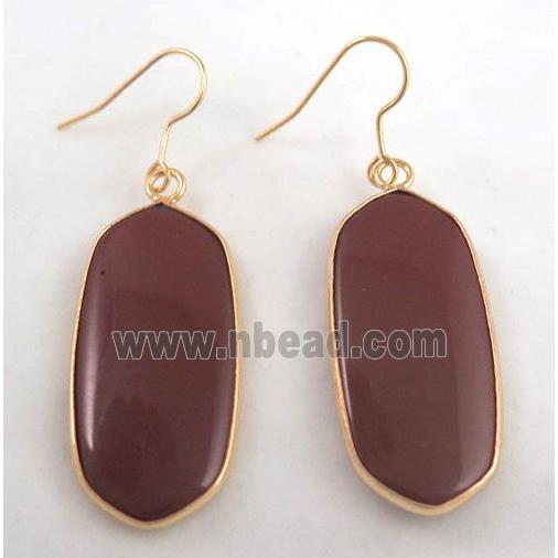 gemstone earring, colorfast