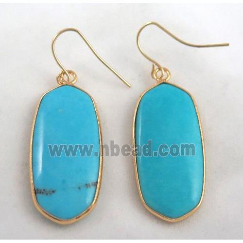 gemstone earring, colorfast