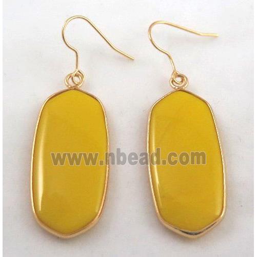 gemstone earring, colorfast