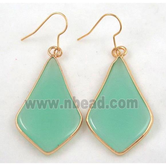 gemstone earring, colorfast