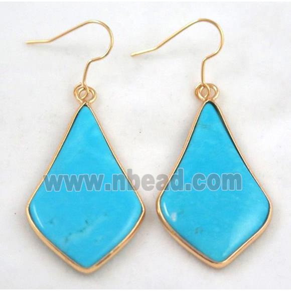 gemstone earring, colorfast