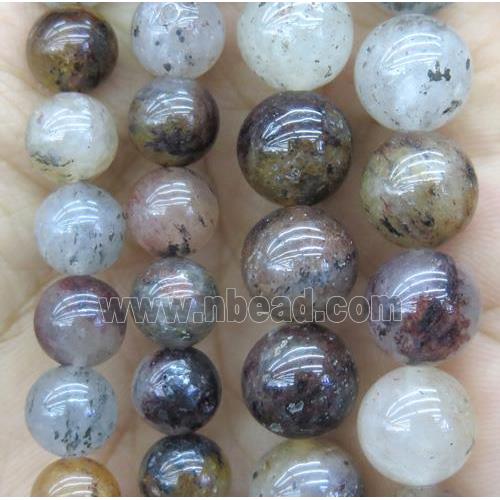 Natural Lodalite Beads Smooth Round