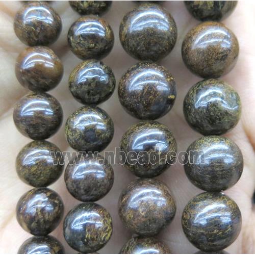 round Bronzite Beads