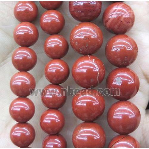 round Red Jasper beads