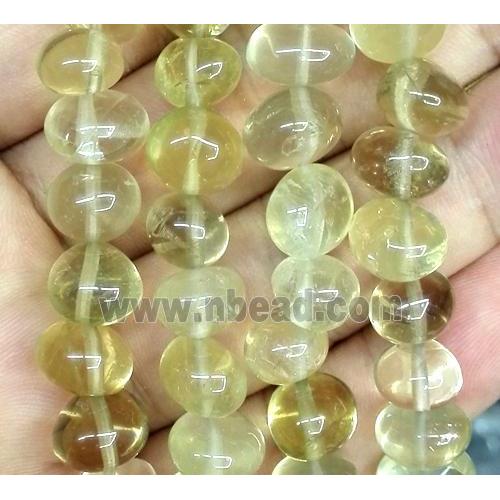 lemon quartz chip beads