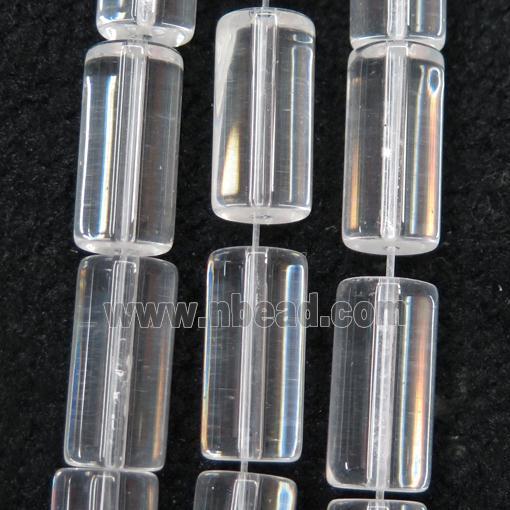 clear Crystal Glass tube beads