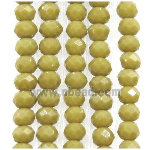 chinese crystal glass beads, faceted rondelle