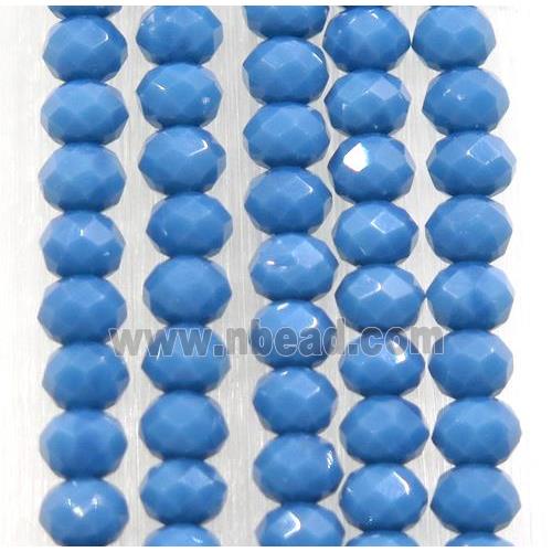 chinese crystal glass beads, faceted rondelle