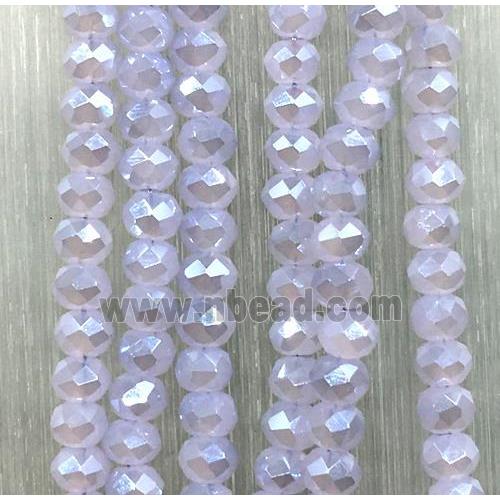 chinese crystal glass beads, faceted rondelle