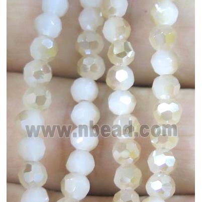 chinese crystal bead, faceted round