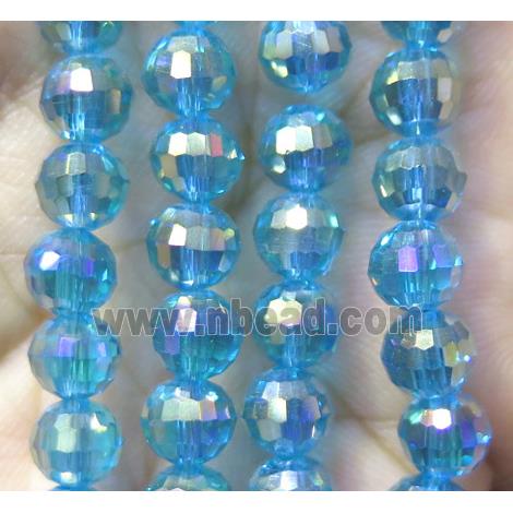 chinese crystal bead, faceted round