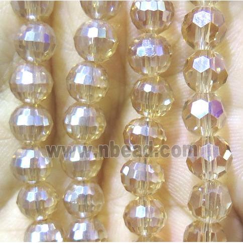 chinese crystal bead, faceted round