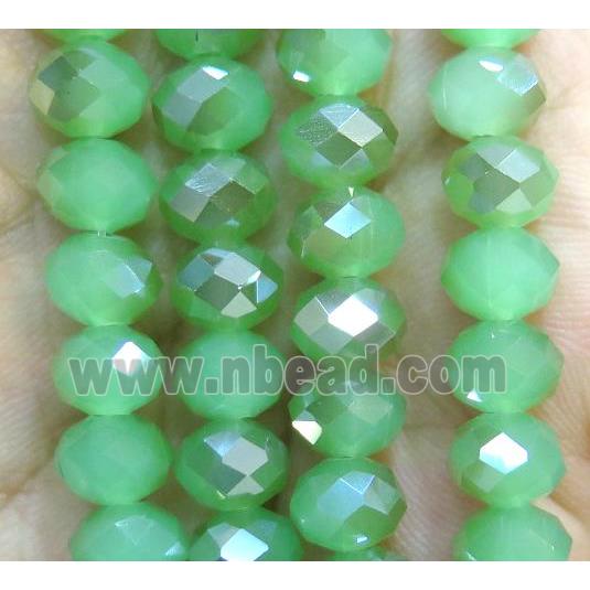 Chinese crystal glass bead, faceted rondelle