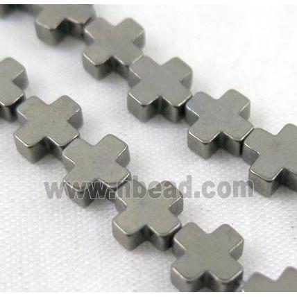 hematite cross beads