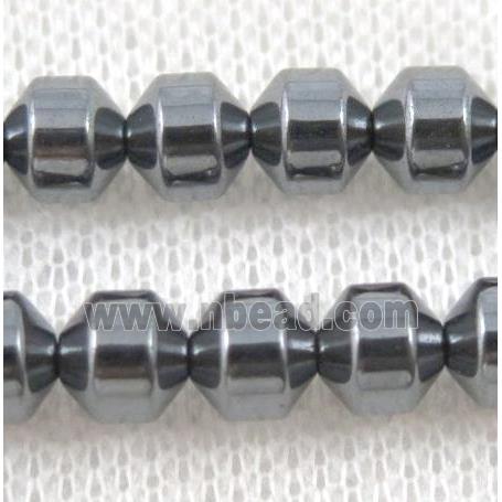 Black Hematite Awl Beads Bullet