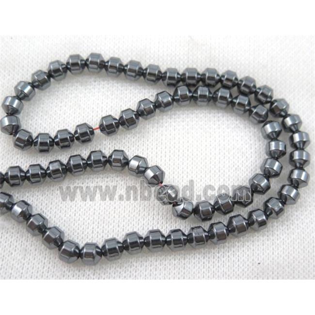 Black Hematite Awl Beads Bullet