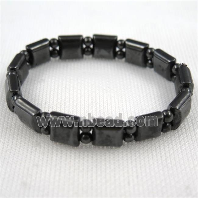 black Hematite bracelet, magnetic