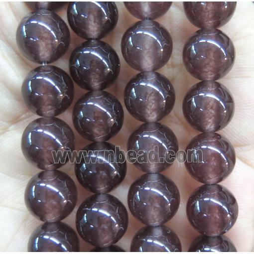 round jade stone beads, dye, coffee