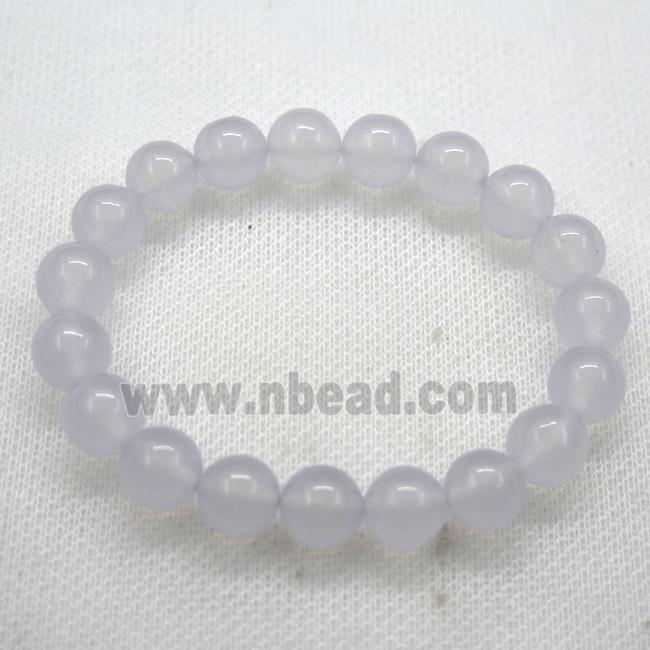 Stretch Jade bracelet, dye