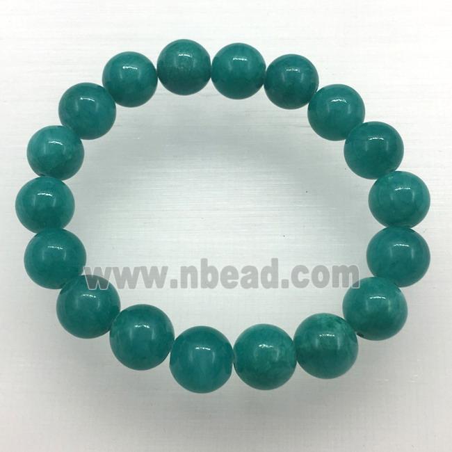 Stretch Jade bracelet, dye