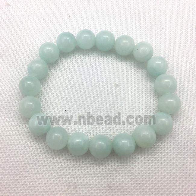 Stretch Jade bracelet, dye