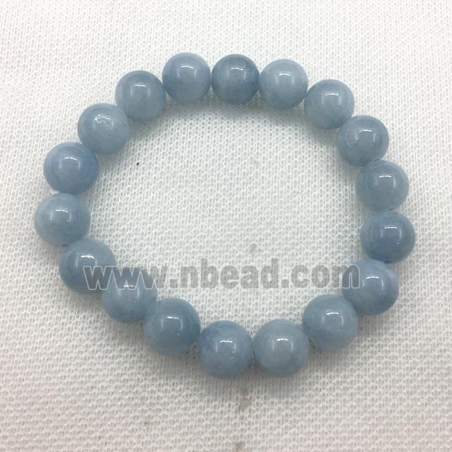 Stretch Jade bracelet, dye