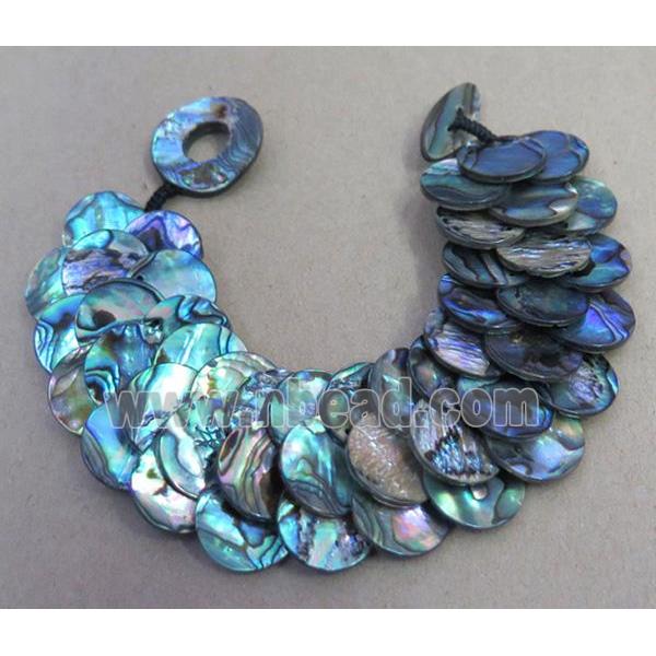 Paua Abalone shell bracelet