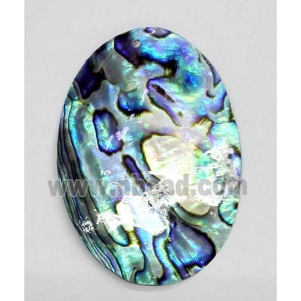 Paua Abalone pendant, oval