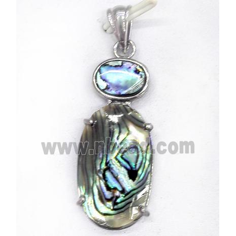 Paua Abalone shell pendant