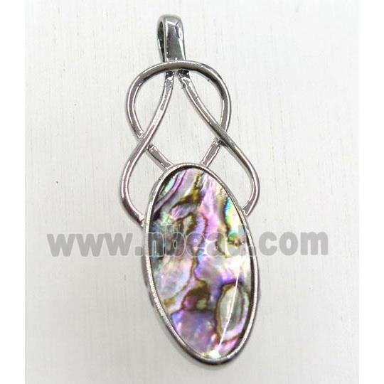 Paua Abalone shell pendant