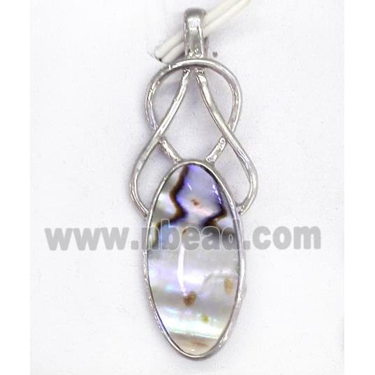 Paua Abalone shell pendant