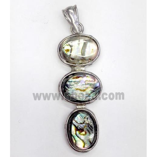 Paua Abalone shell pendant