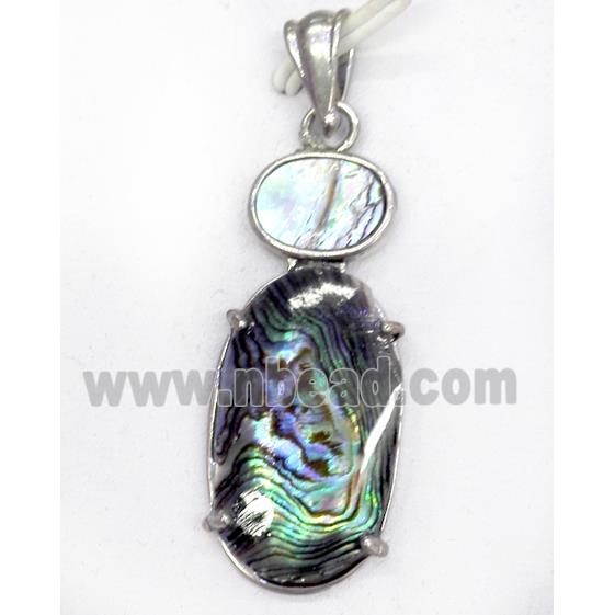 Paua Abalone shell pendant