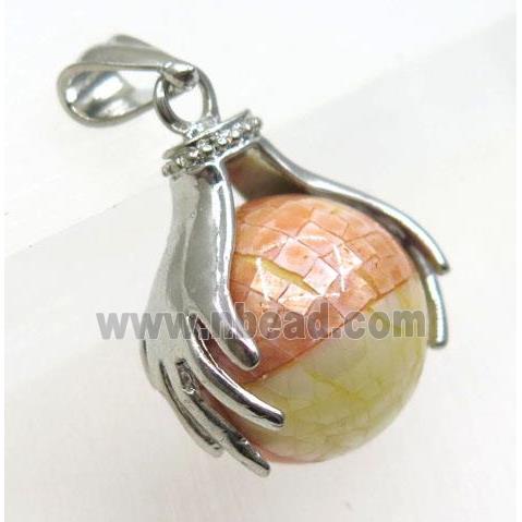 Paua Abalone shell pendant