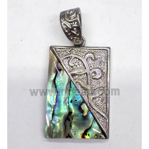 Paua Abalone shell pendant