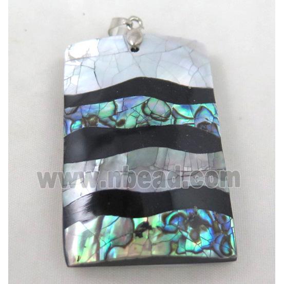 Paua Abalone shell pendant