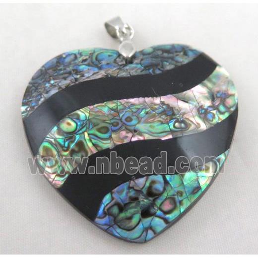 Paua Abalone shell pendant